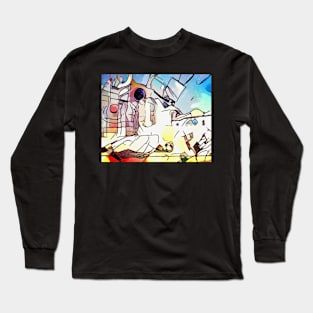 Kandinsky meets Mallorca, motif 4 Long Sleeve T-Shirt